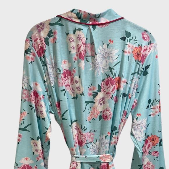 Maternity Floral Robe with Pockets Size Large - Picture 8 of 11